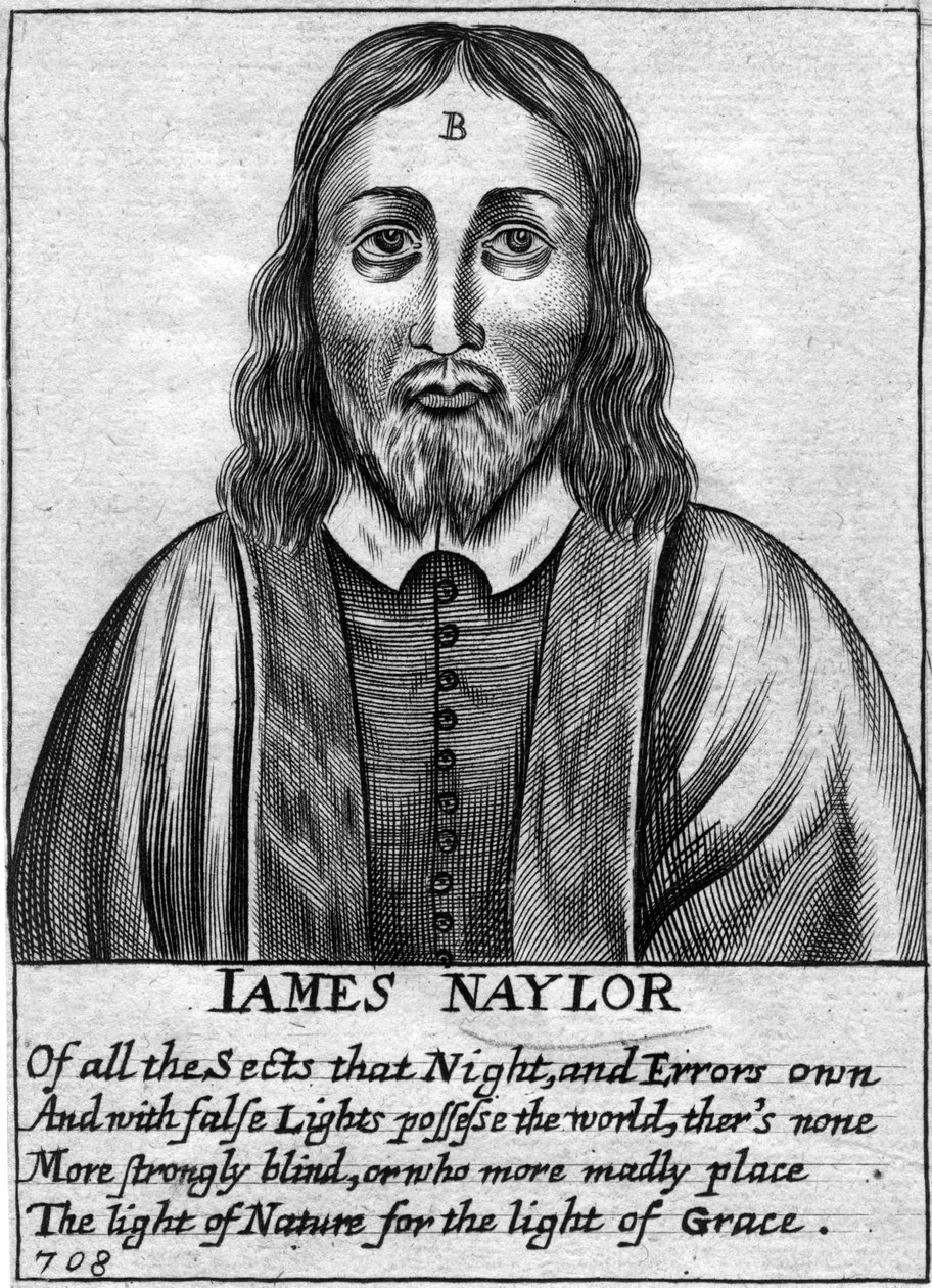 James Naylor, líder quacre inglês, século XVII de Unbekannt