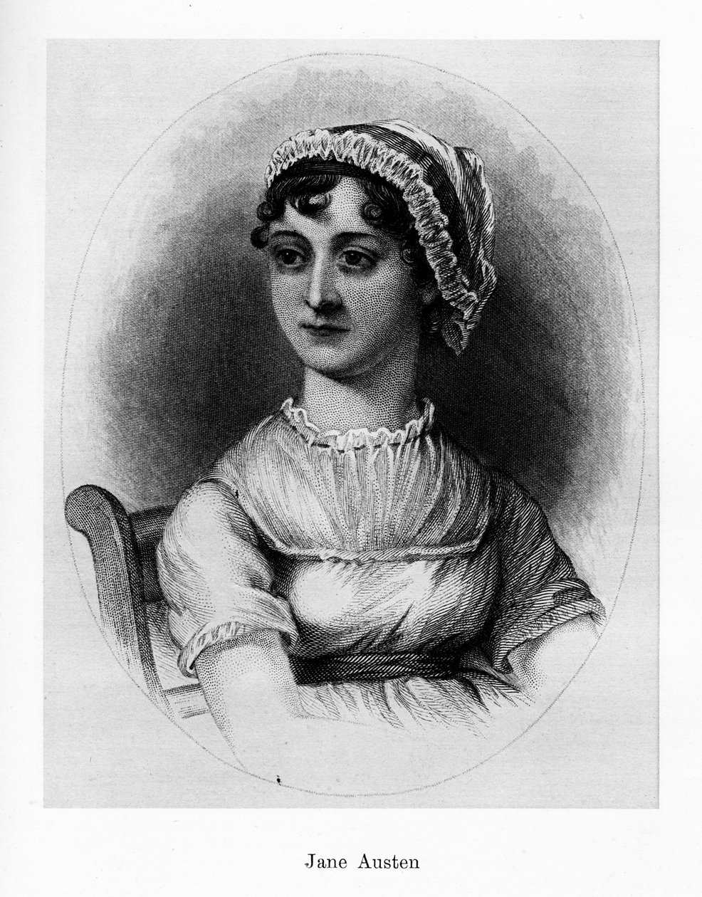 Jane Austen, romancista inglesa, século XIX de Unbekannt