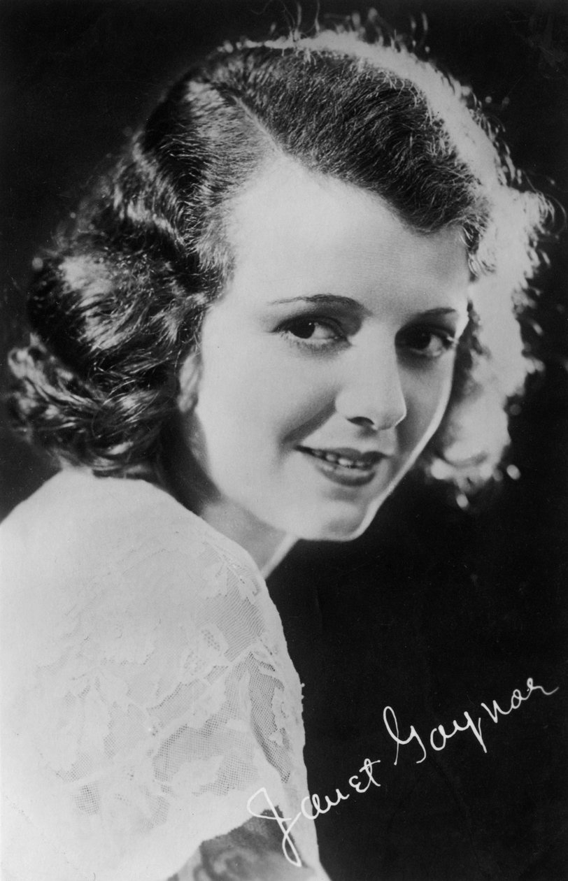 Janet Gaynor 1906-1984, atriz americana, século XX de Unbekannt