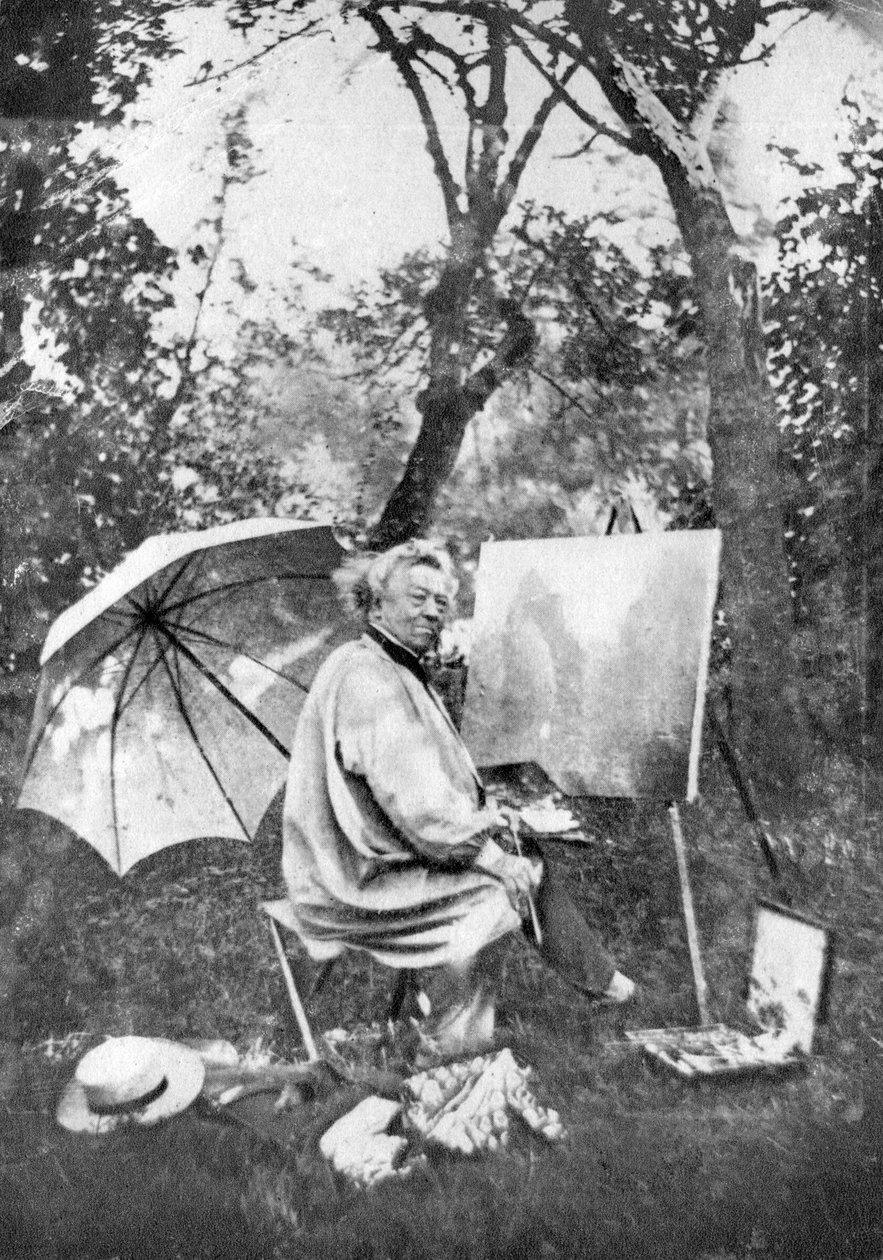 Jean Baptiste Camille Corot, artista francês, c1845-1875 de Unbekannt