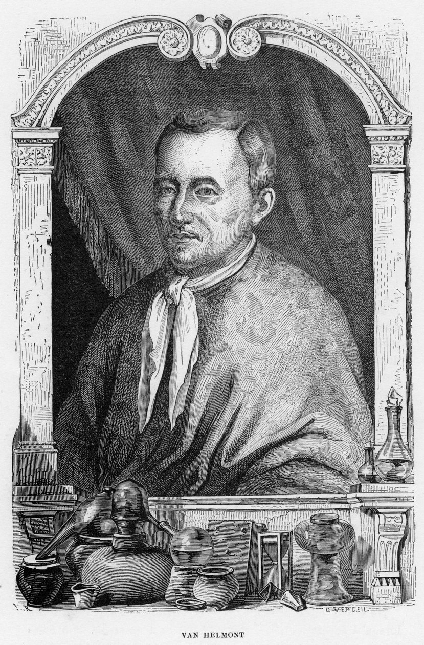 Jean Baptiste von Helmont, médico e químico belga, 1870 de Unbekannt