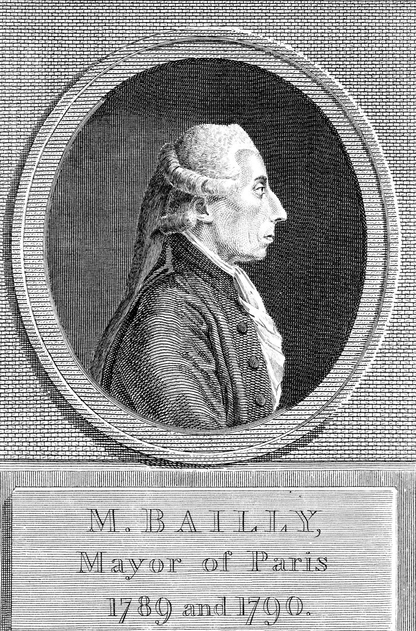 Jean Sylvain Bailly 1736-1793, astrônomo, escritor e político francês de Unbekannt