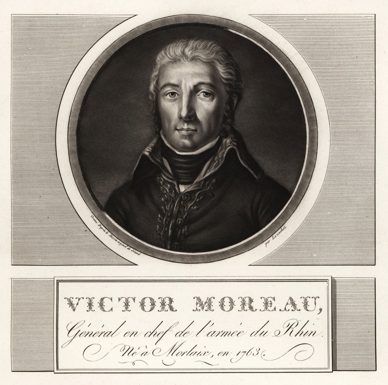 Jean Victor Marie Moreau, General Chefe do Exército do Reno de Unbekannt