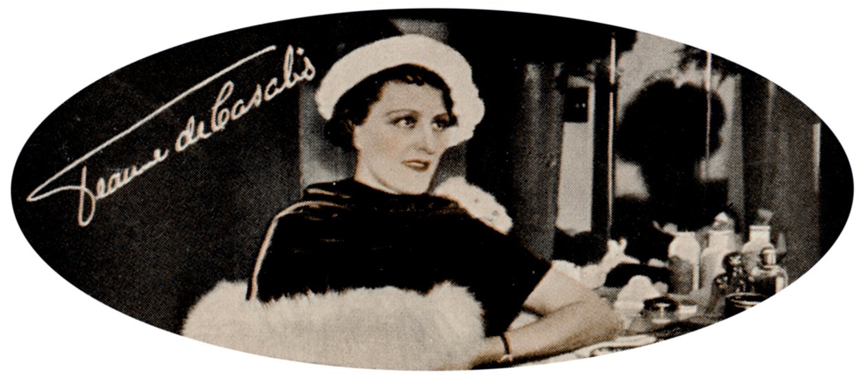 Jeanne de Casalis 1897-1966, atriz britânica nascida em Basutolândia de teatro, rádio e cinema, 1935 de Unbekannt