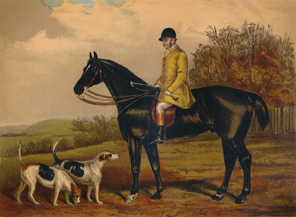 Jem. Morgan - Caçador da caça de Berkeley, c1879. de Unbekannt