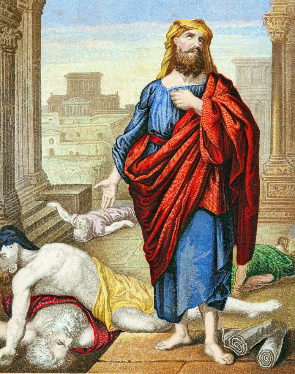 Jeremias, profeta do Antigo Testamento, c1860. de Unbekannt