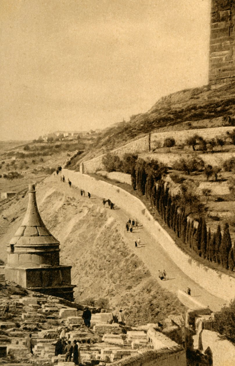 Jerusalém - túmulo de Absalão, c1918-c1939. de Unbekannt