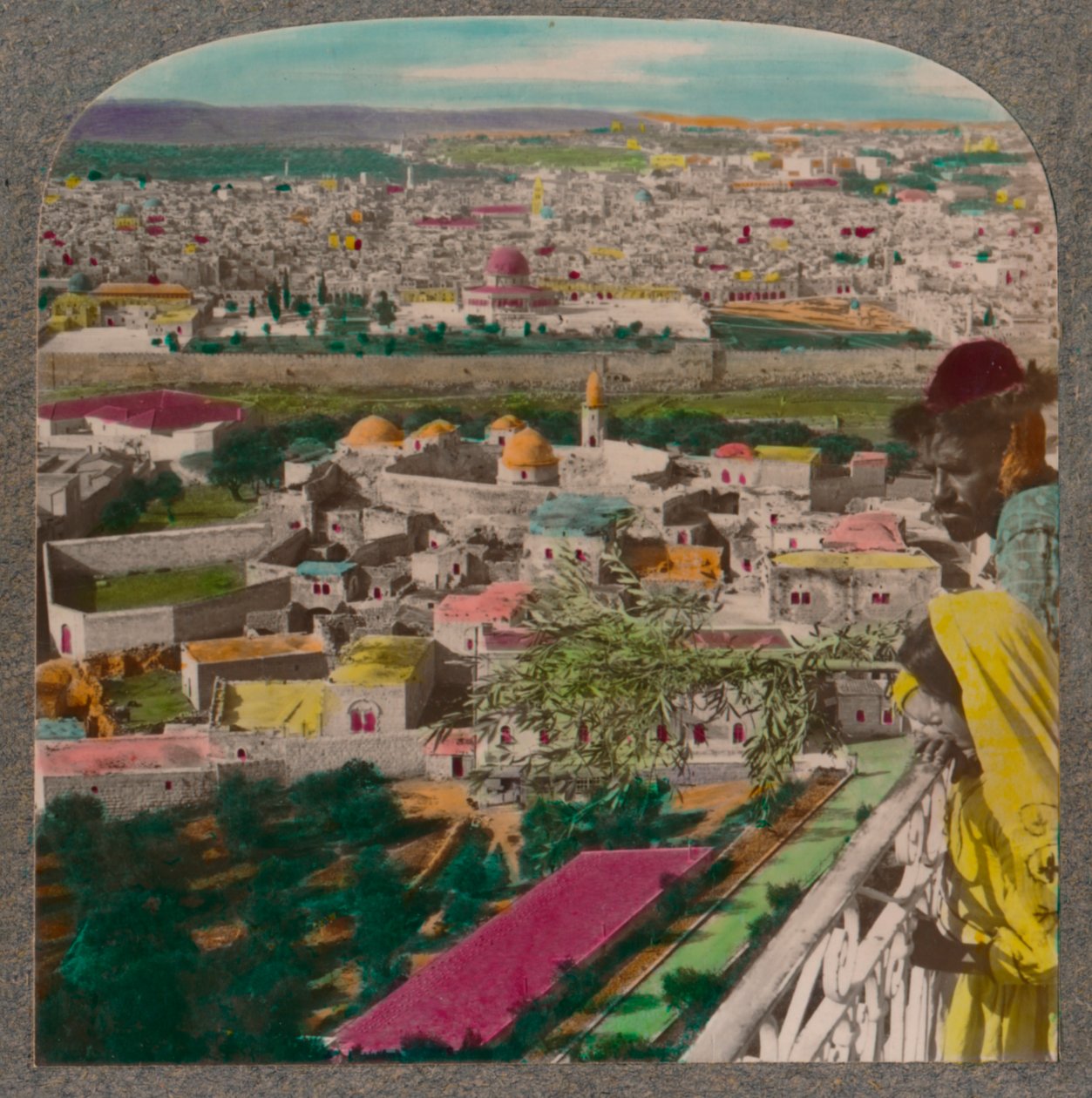 Jerusalém da Igreja Russa no Monte das Oliveiras, c1900 de Unbekannt