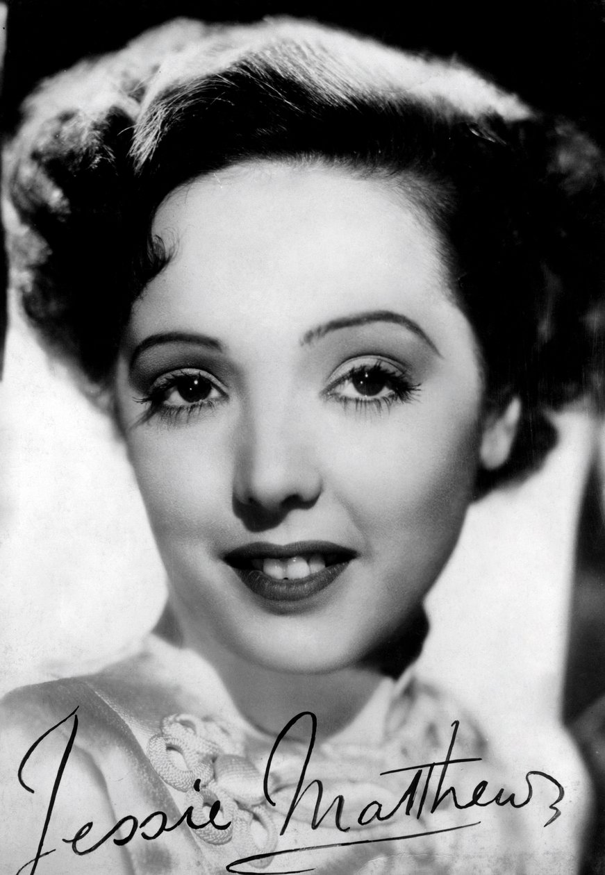Jessie Matthews 1907-1981, atriz, dançarina e cantora inglesa, c 1930s-c1940s de Unbekannt