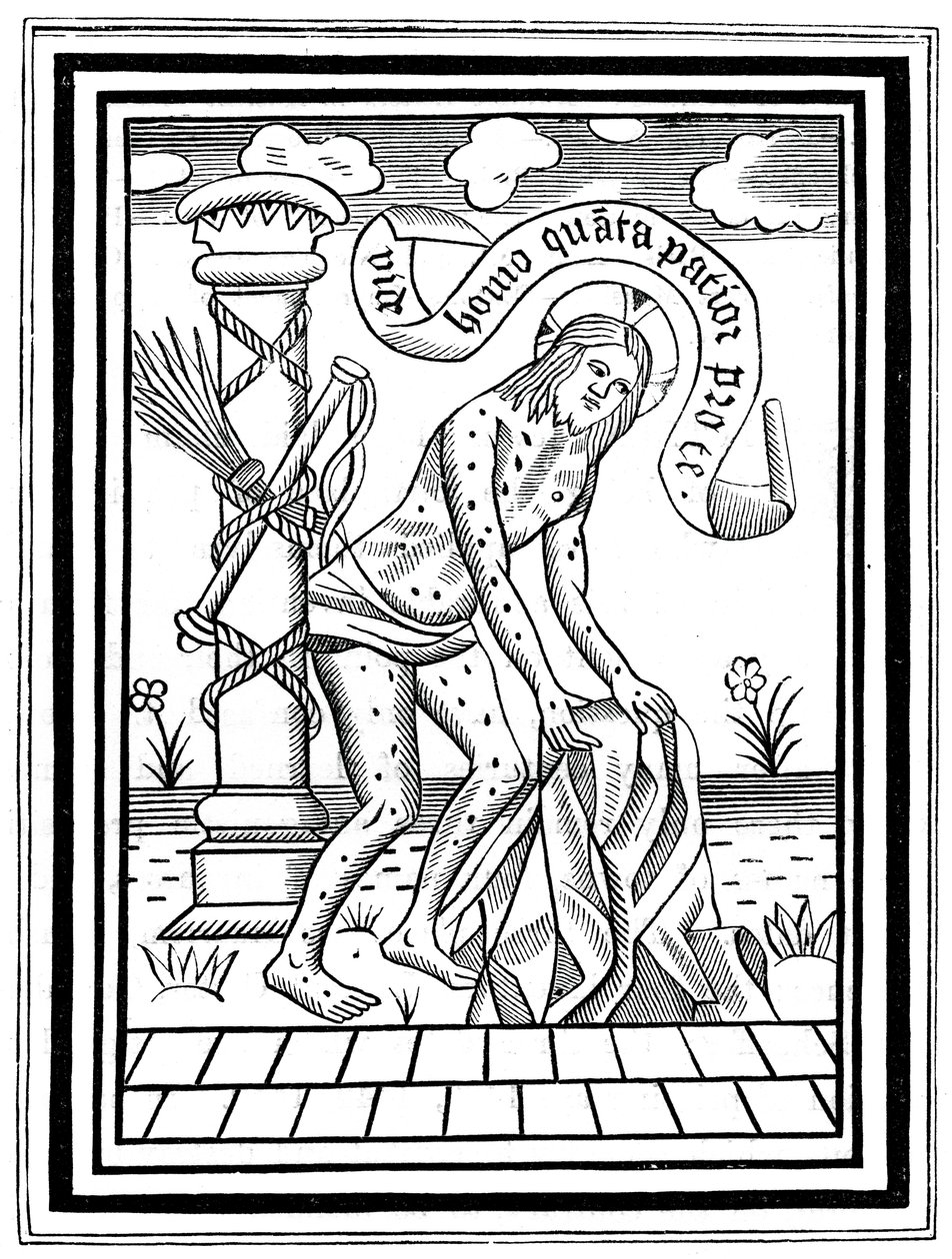 Jesus Cristo após sua flagelação, século c15th, 1870 de Unbekannt