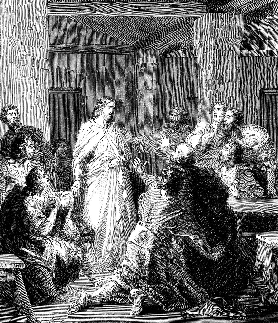 Jesus Cristo aparecendo a seus discípulos após sua ressurreição de Unbekannt