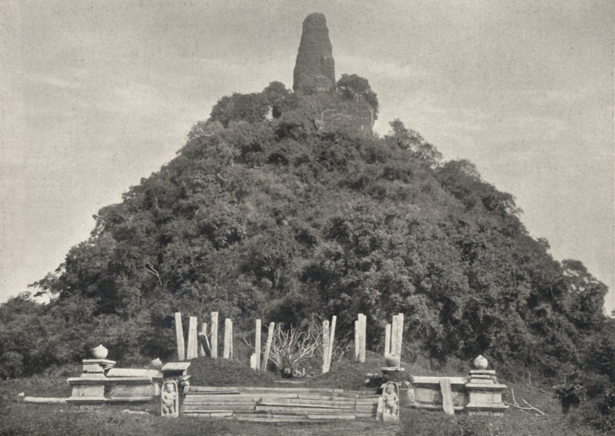 Jetawanarama Dagoba, o caçula dos três grandes Dagobas de Anurdhapura no final do século III dC de Unbekannt
