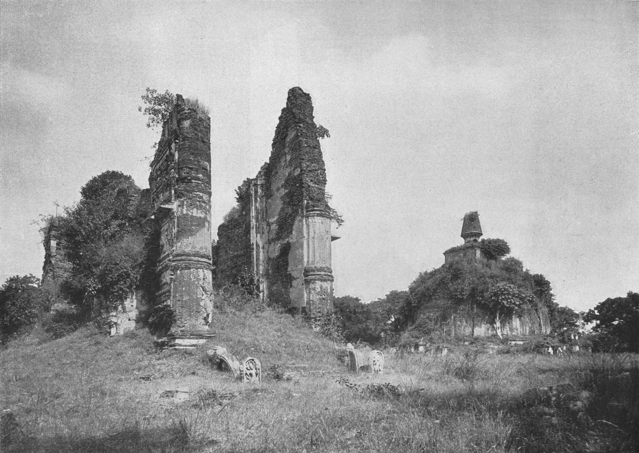 Jetawanarama e Kiri-Dagoba Século XII DC, Pollonneruwa, 1926 de Unbekannt