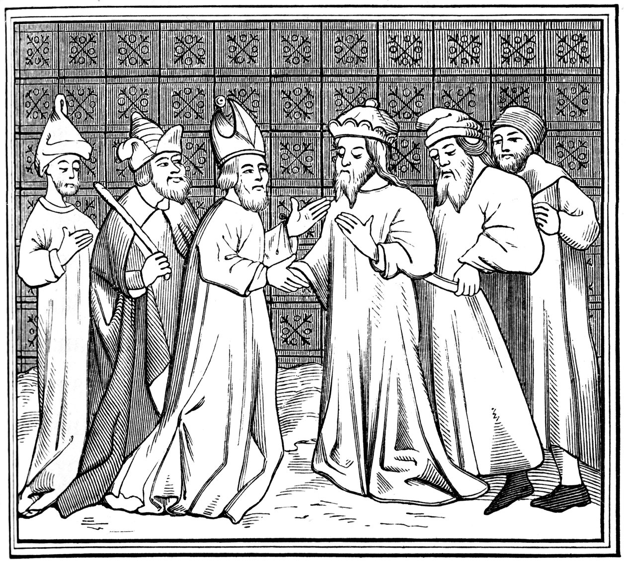 Conspiração judaica na França, século 1549 de Unbekannt