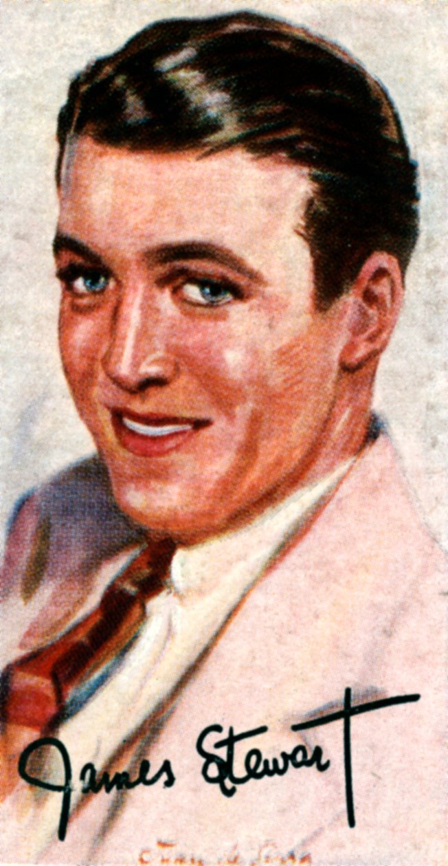 Jimmy Stewart, 1908-1997, premiado com o Oscar de cinema e ator de teatro americano, 20 de Unbekannt