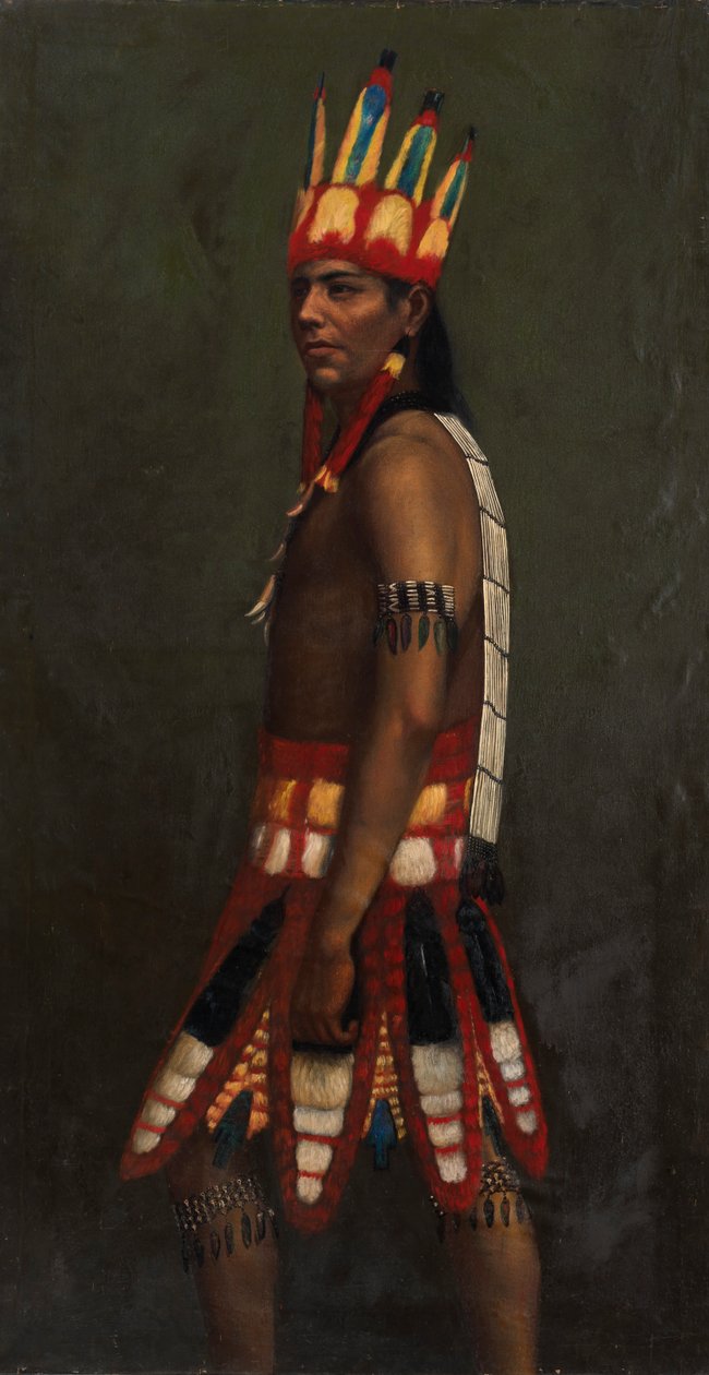Índio Jivaro, c. 1890-1892. de Unbekannt