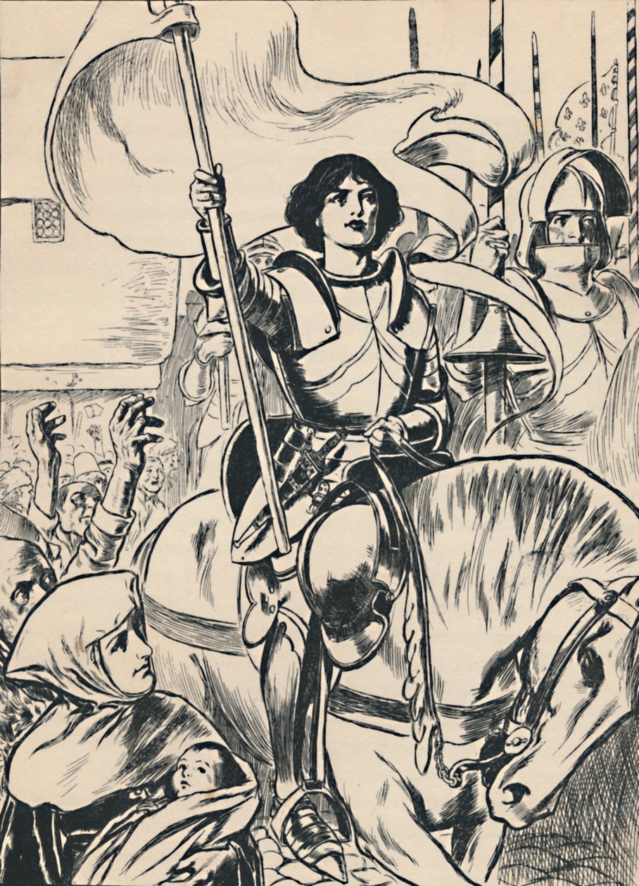 Joana no chefe do exército, c1907 de Unbekannt