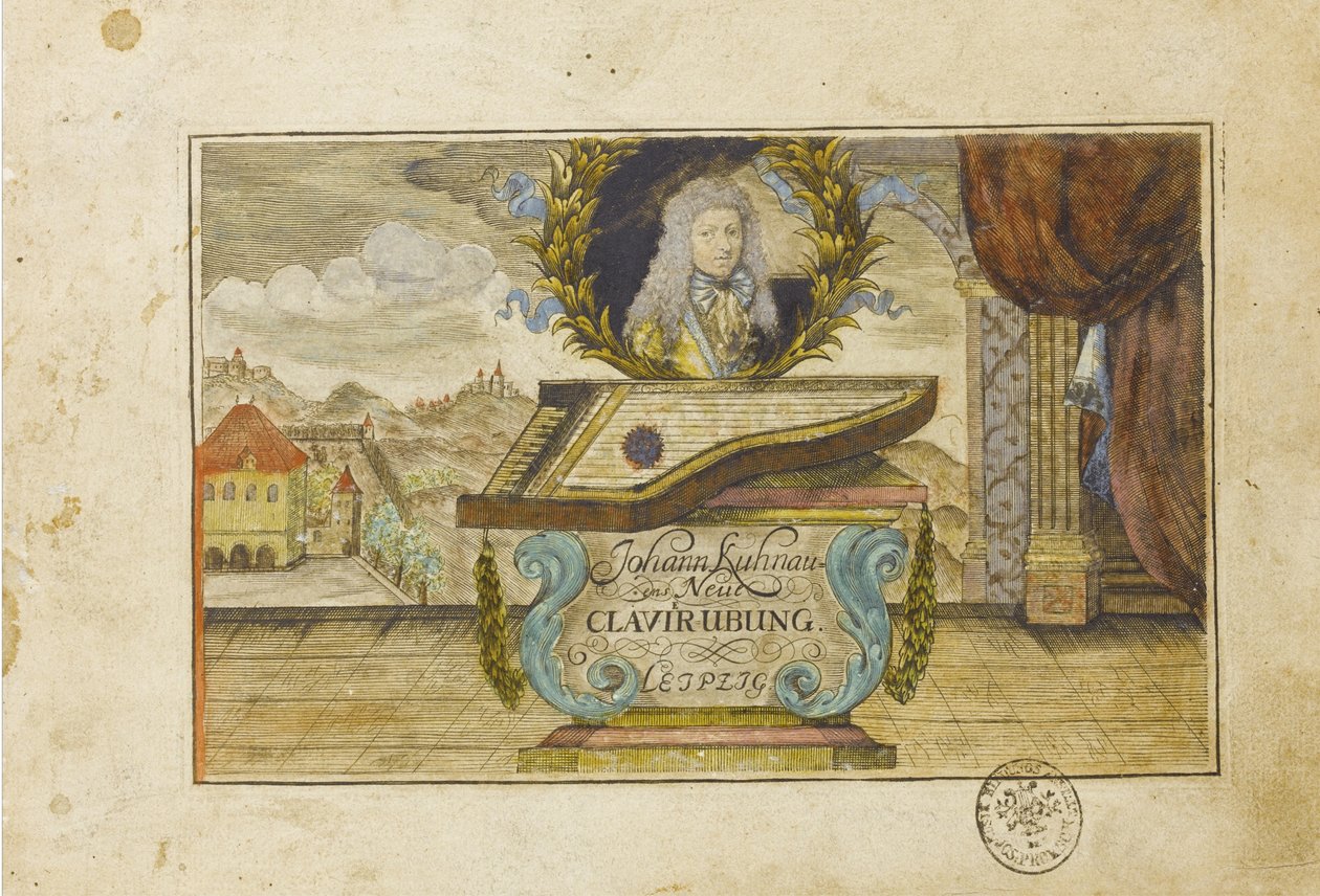 Novo exercício de piano de Johann Kuhnau, 1689 de Unbekannt
