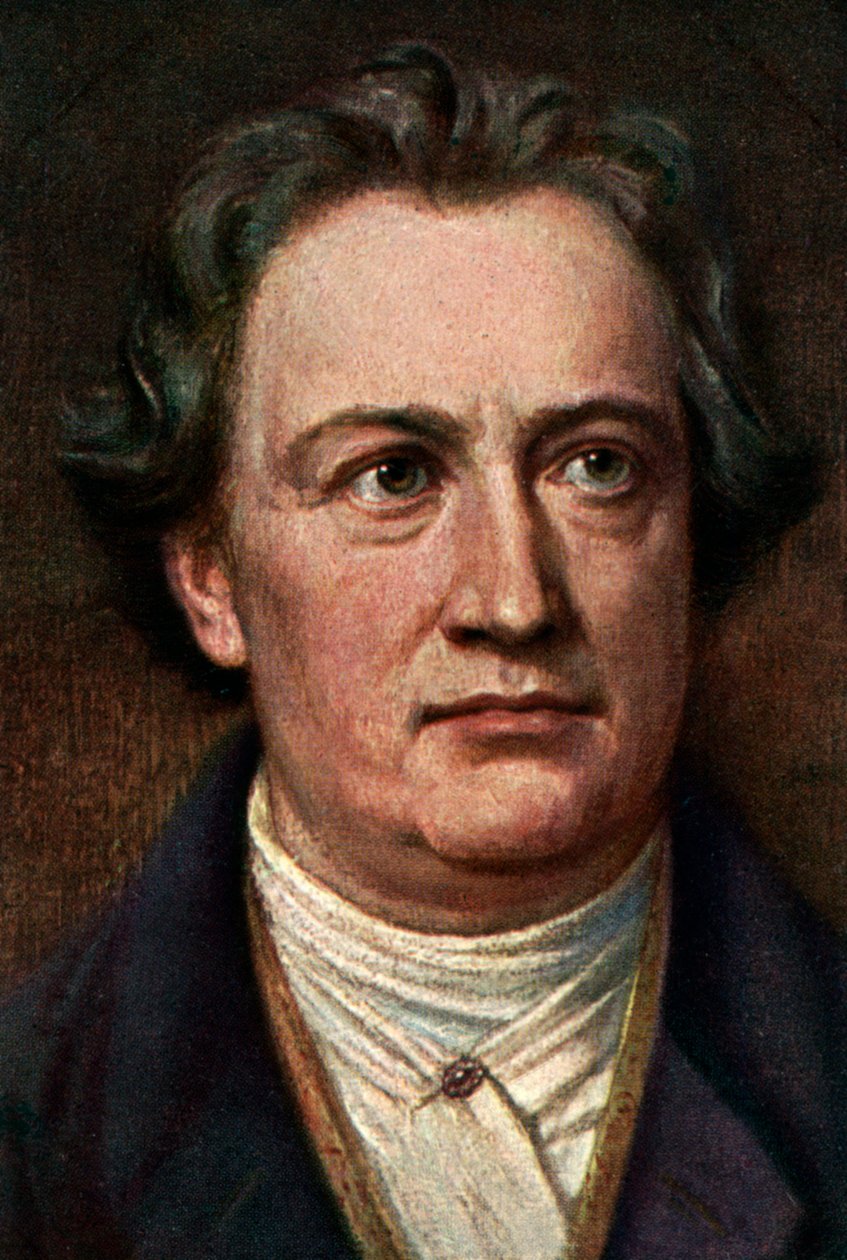 Johann Wolfgang von Goethe 1749-1832, escritor alemão, c1920s de Unbekannt