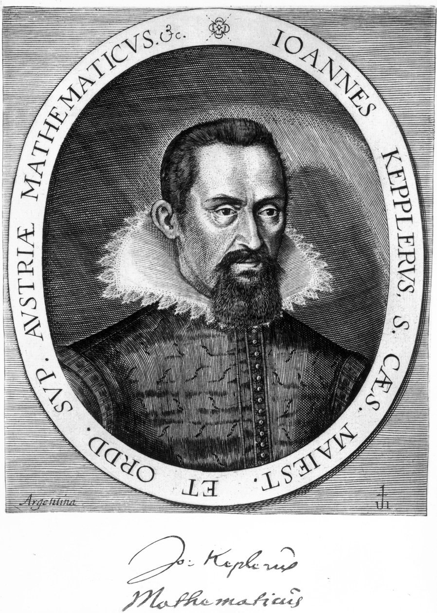 Johannes Kepler, astrônomo e físico alemão, c 1600 de Unbekannt