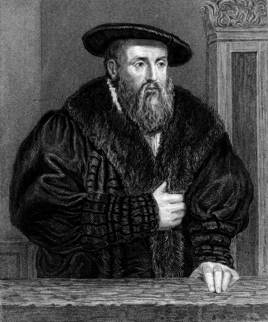 Johannes Kepler, astrônomo alemão, início do século XVII, c1835 de Unbekannt