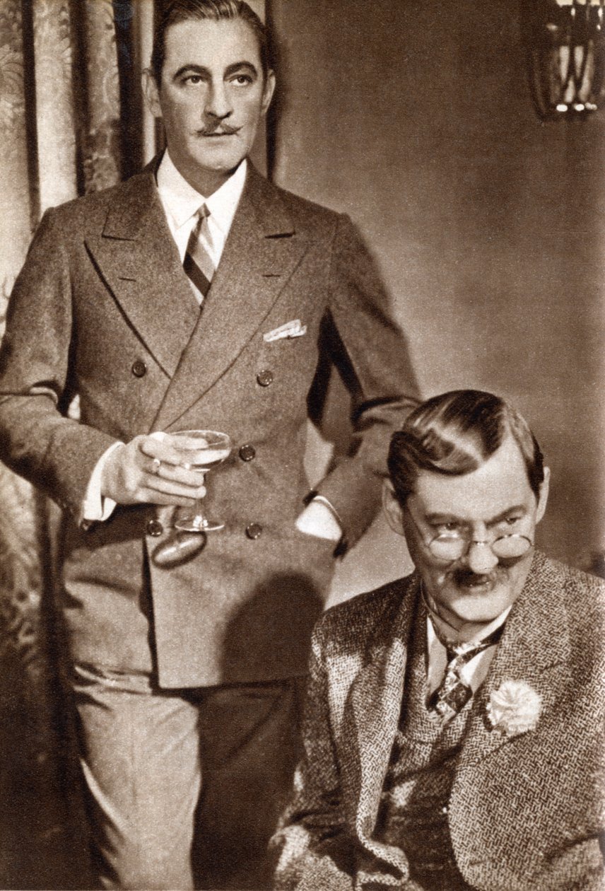 John Barrymore e Lionel Barrymore, atores americanos, 1933 de Unbekannt