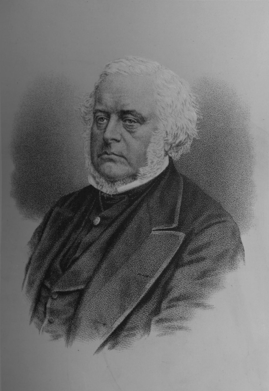 John Bright, político e orador britânico, 1870s 1883. de Unbekannt