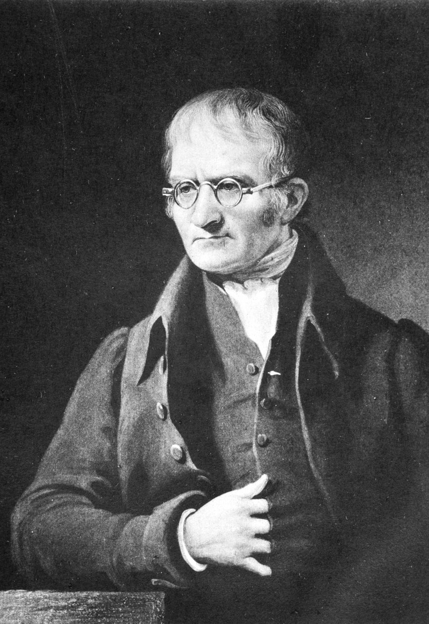 John Dalton, químico inglês, c1834 1902 de Unbekannt