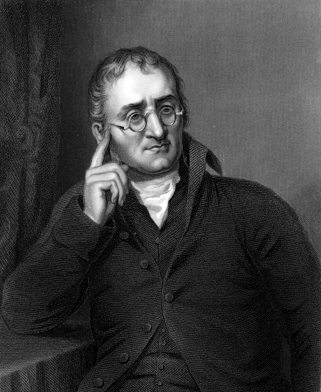 John Dalton, químico inglês, c1860 de Unbekannt