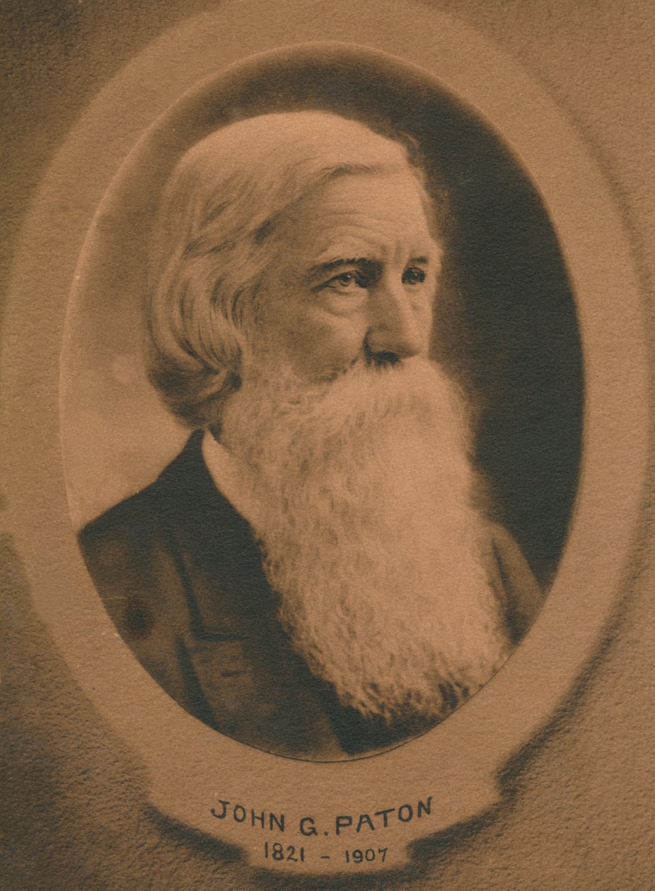 John Gibson Paton 1824-1907, missionário protestante nascido na Escócia, c1910s de Unbekannt