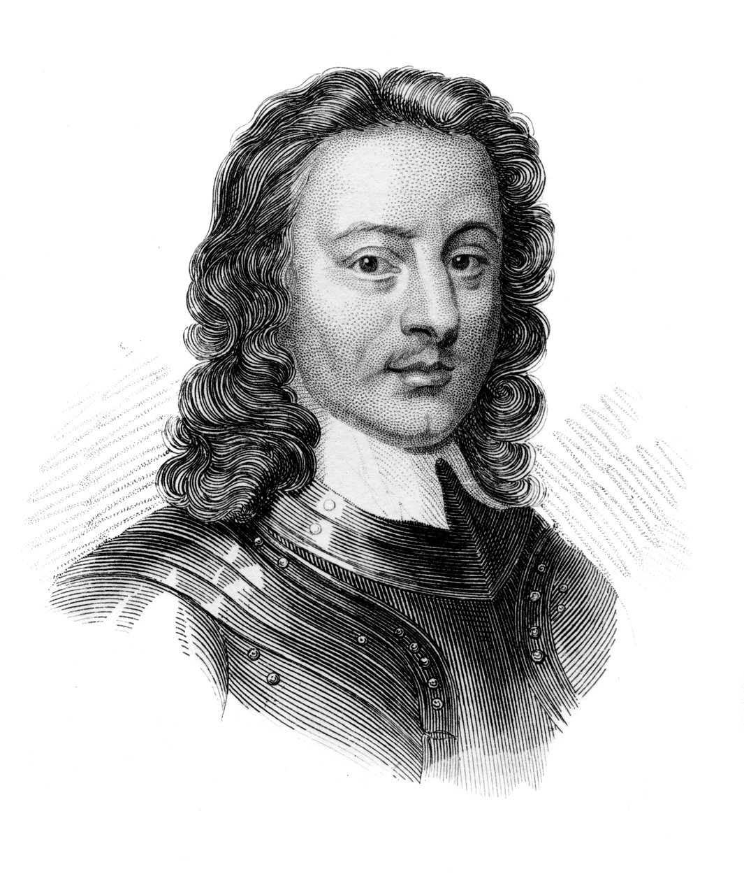 John Hampden, político e soldado inglês do século XVII, c1850 de Unbekannt