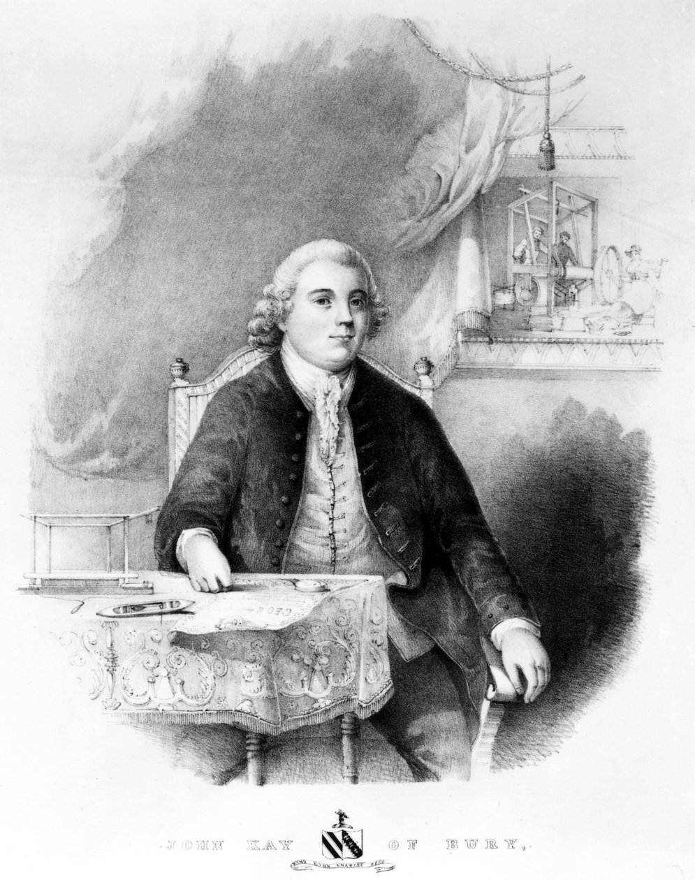 John Kay, inventor inglês, c 1755 de Unbekannt