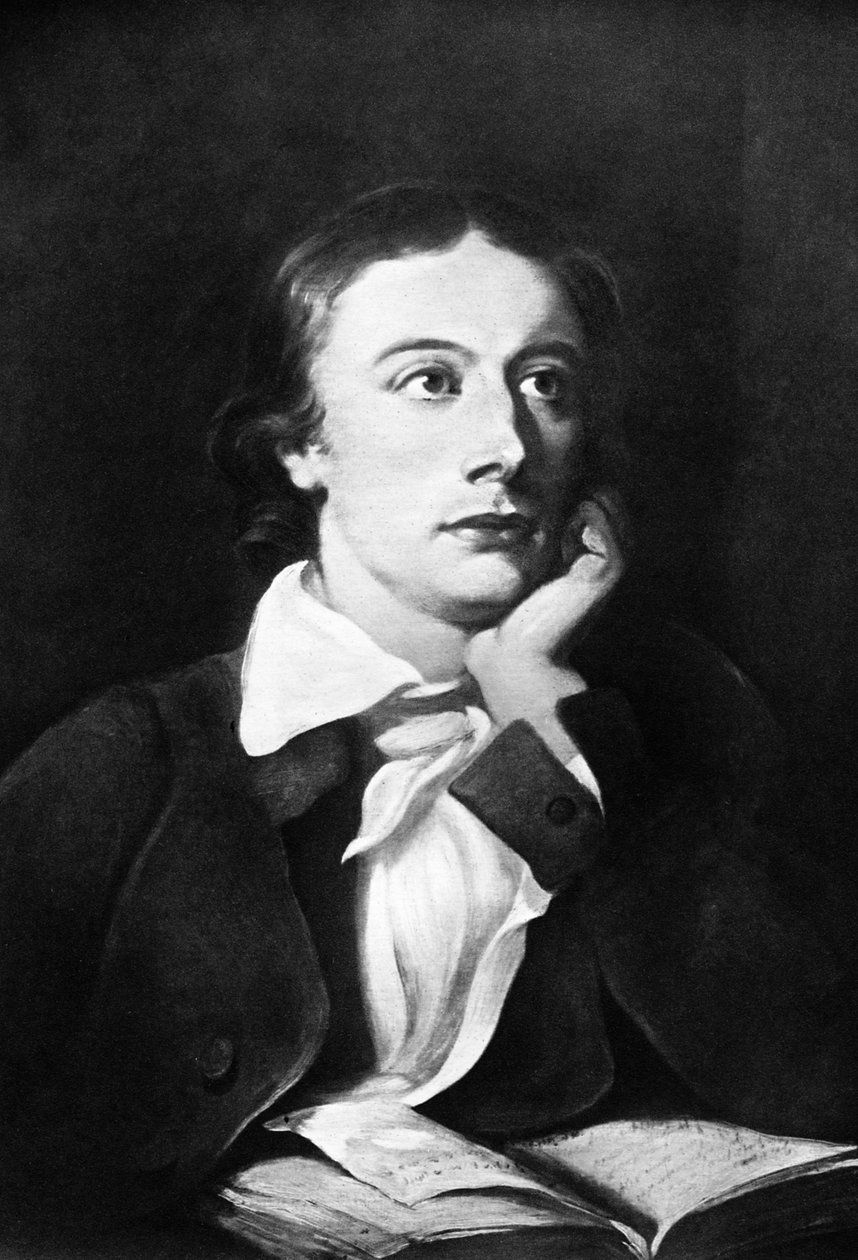 John Keats, poeta inglês, século XIX de Unbekannt