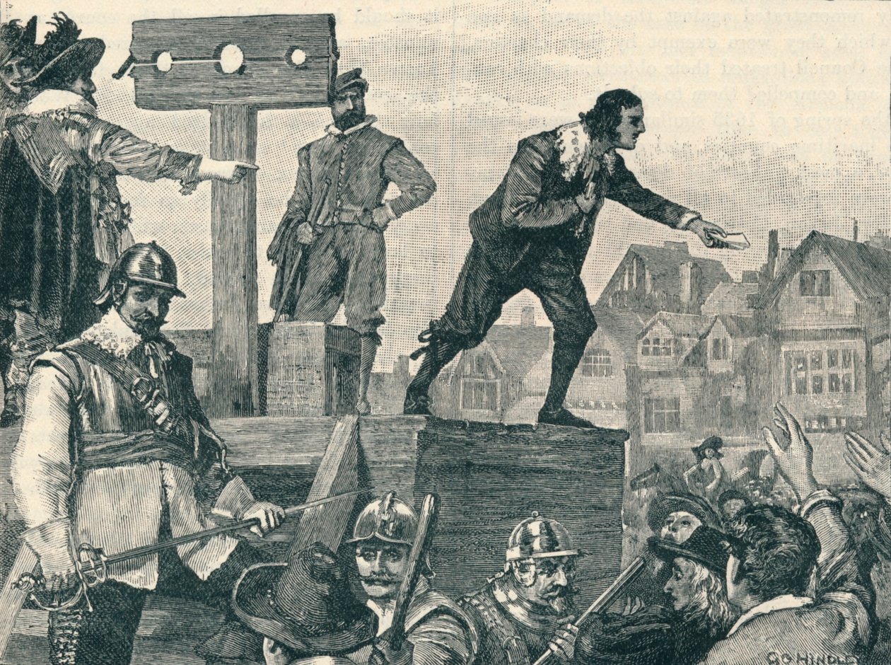 John Lilburne no pelourinho de Westminster, 1638 1905. de Unbekannt