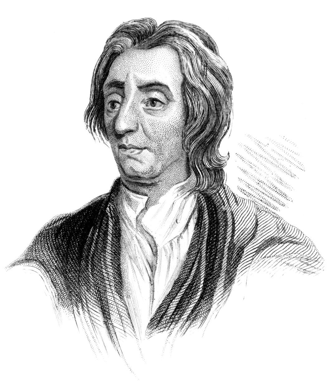 John Locke, filósofo inglês, c1850 de Unbekannt