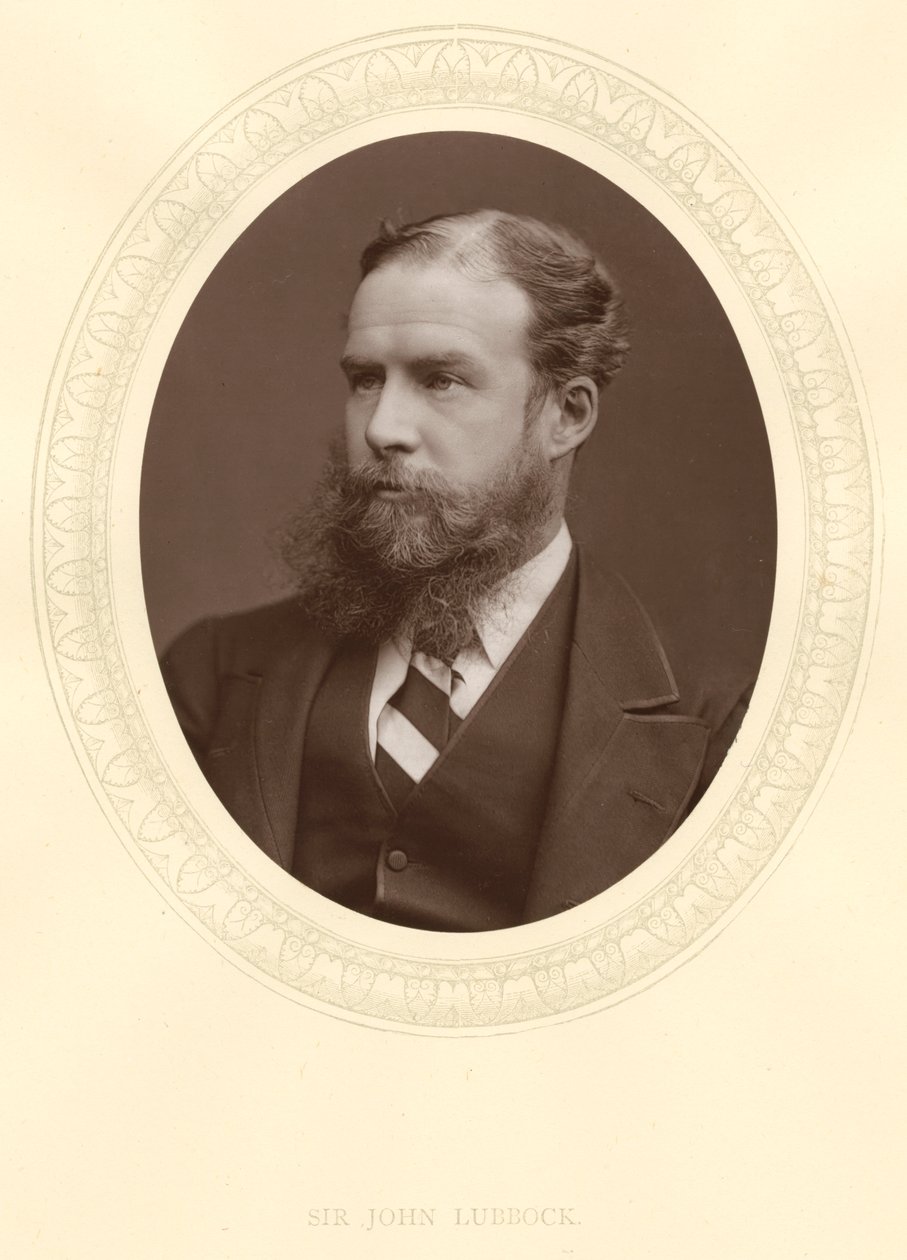 John Lubbock, primeiro Barão Avebury, banqueiro inglês, arqueólogo, naturalista e político, c1880 de Unbekannt