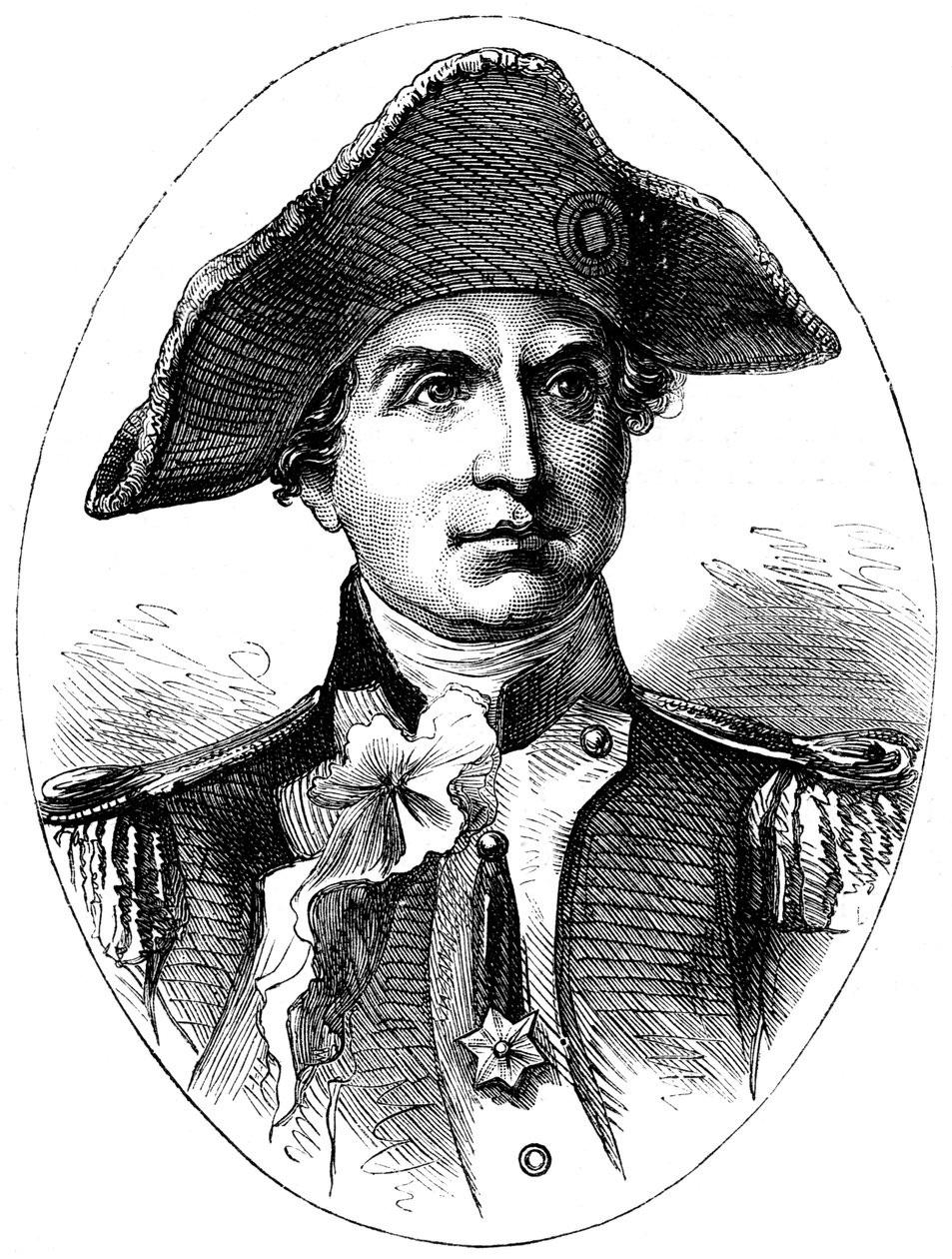 John Paul Jones, comandante naval americano da Guerra Revolucionária, c1880 de Unbekannt
