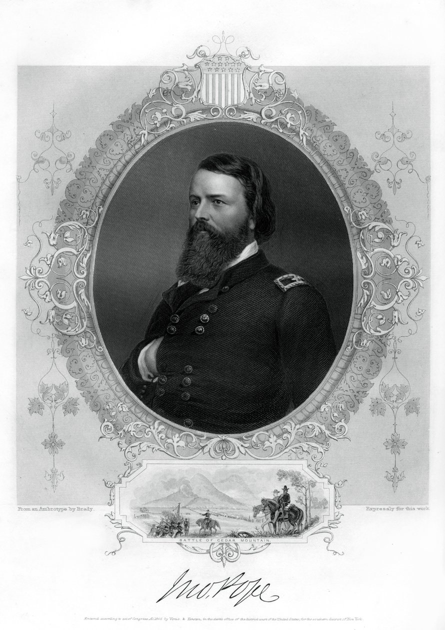 John Pope, general da União na Guerra Civil Americana, 1862-1867 de Unbekannt