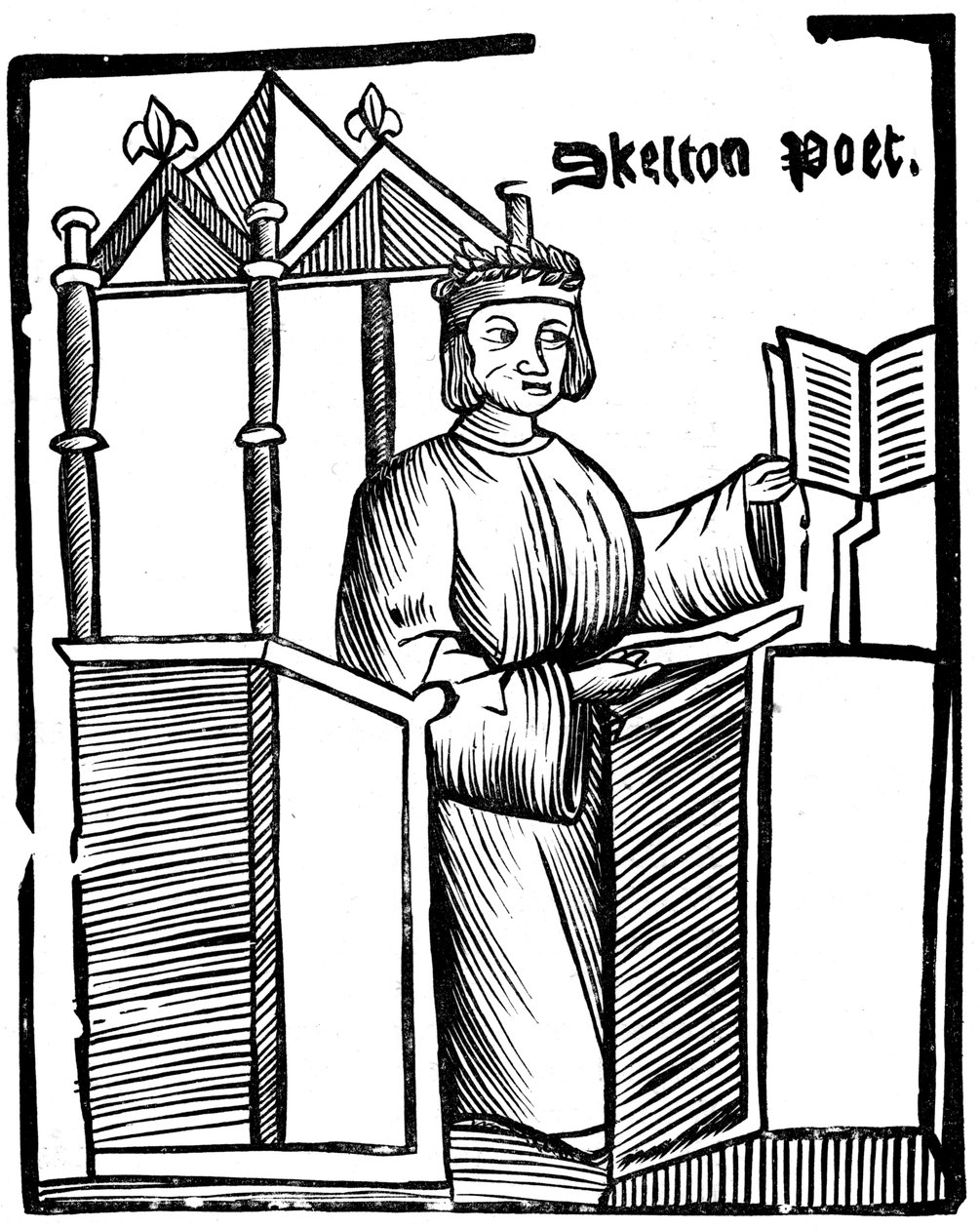 John Skelton, c1460-1529, século XVI de Unbekannt