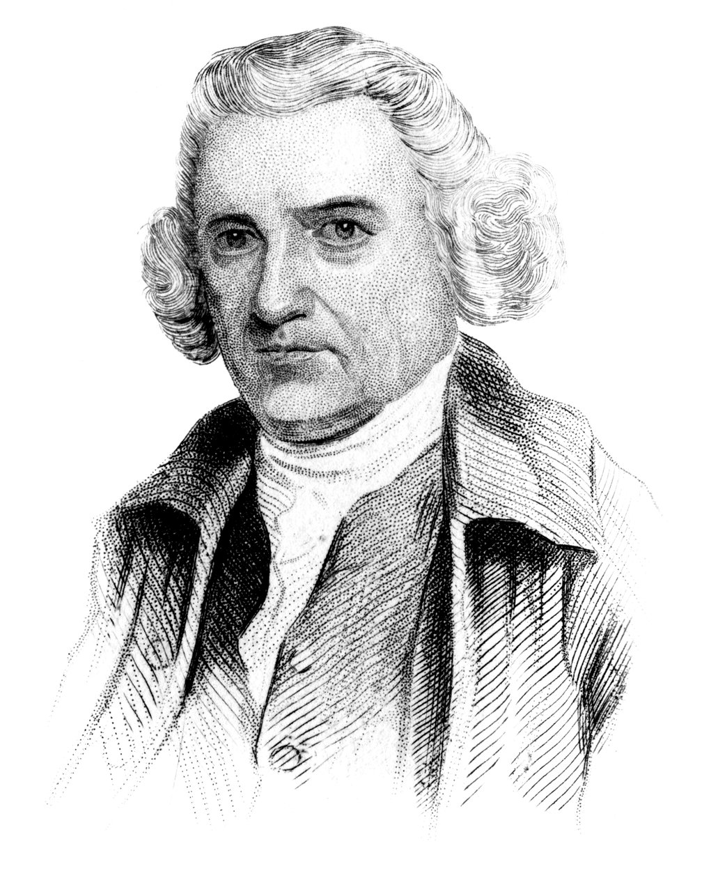 John Smeaton, engenheiro civil inglês do século XVIII, c1850 de Unbekannt