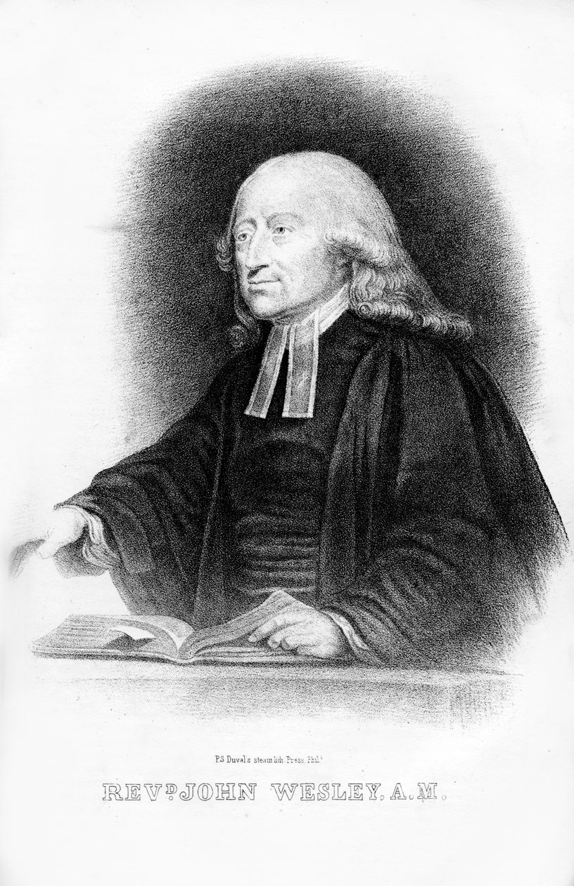 John Wesley, ministro inglês, 1854 de Unbekannt