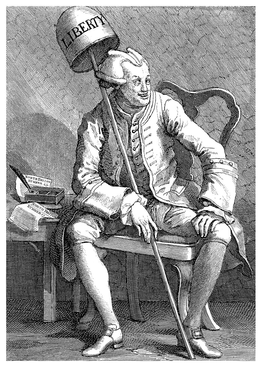 John Wilkes, político inglês, 1763 1895 de Unbekannt