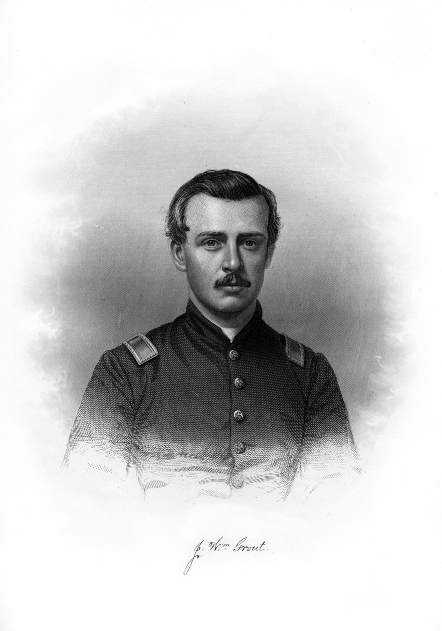 John William Grout, soldado americano, 1872 de Unbekannt