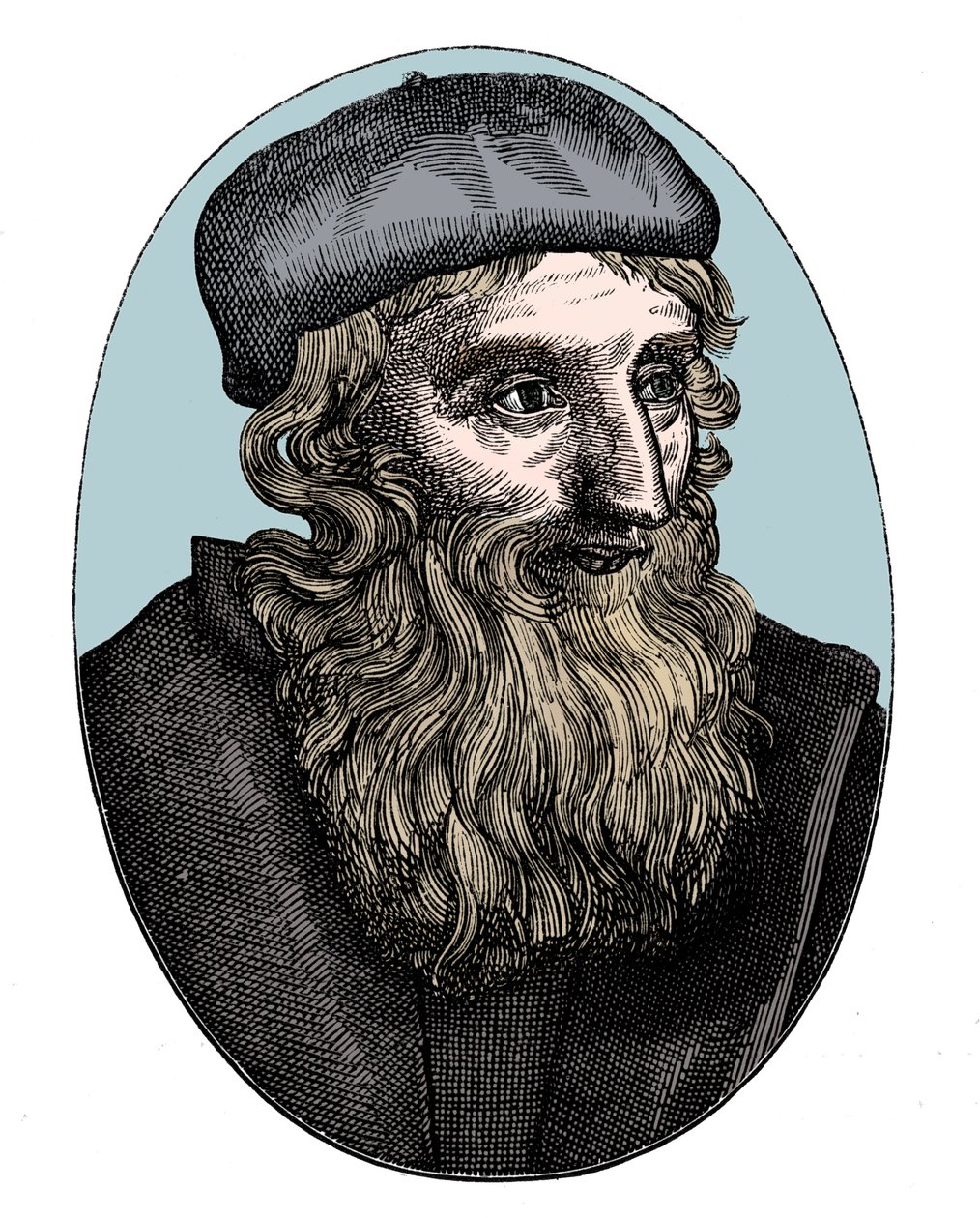 John Wycliffe, reformador religioso inglês do século XIV, século 16 de Unbekannt