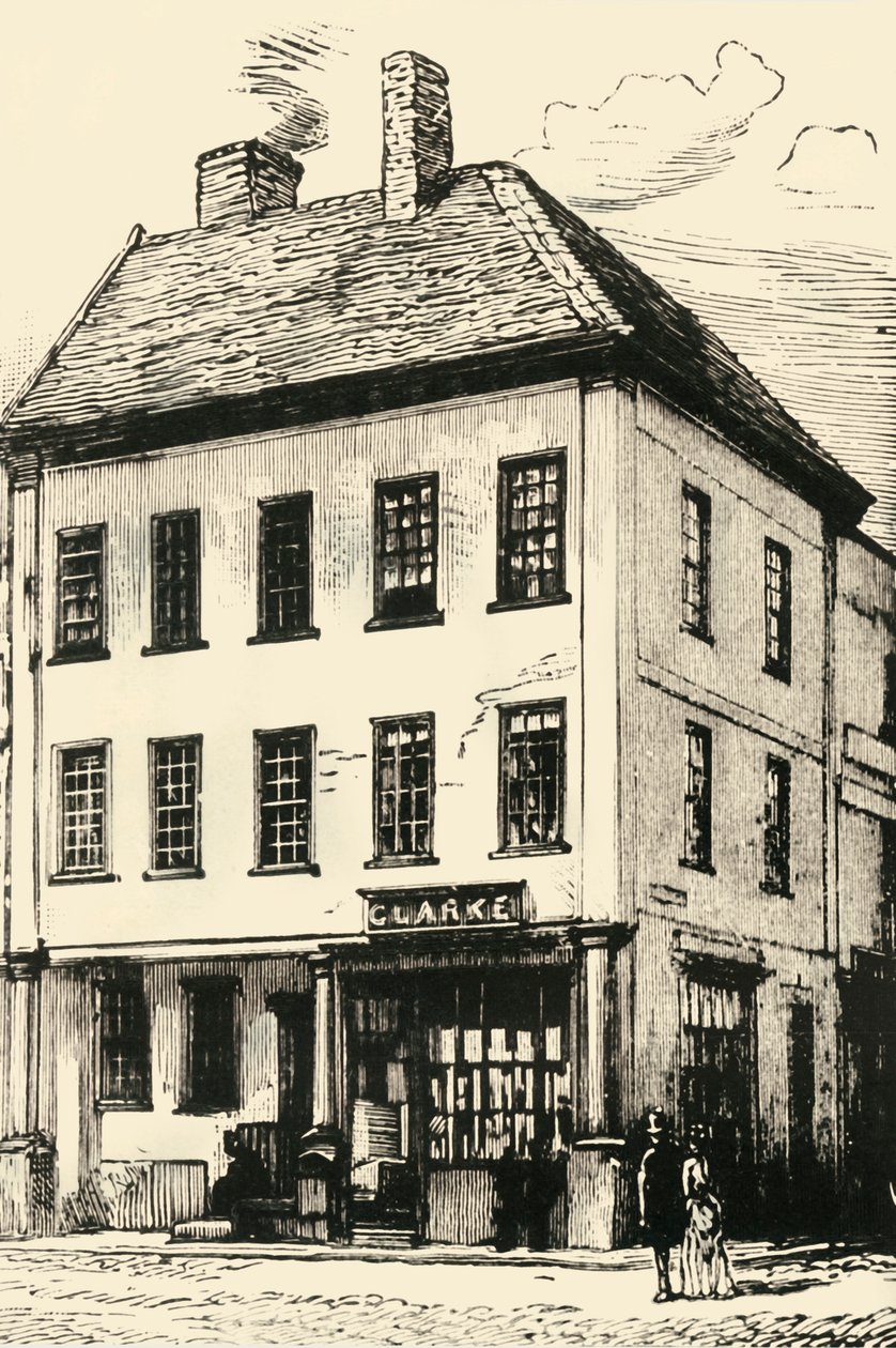 Local de nascimento de Johnsons em Lichfield, 1902. de Unbekannt