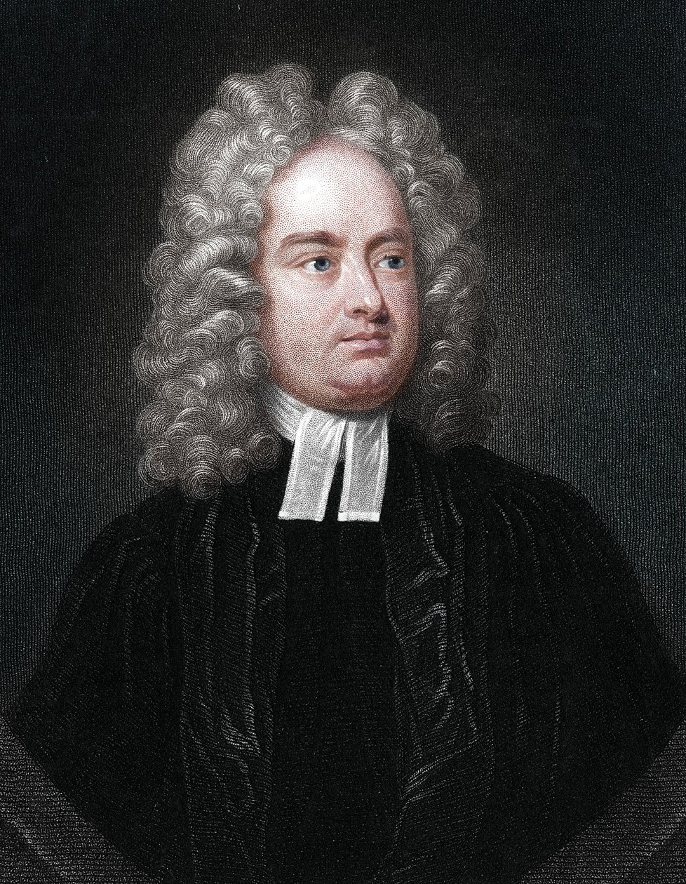 Jonathan Swift, clérigo anglo-irlandês, satirista e poeta. de Unbekannt
