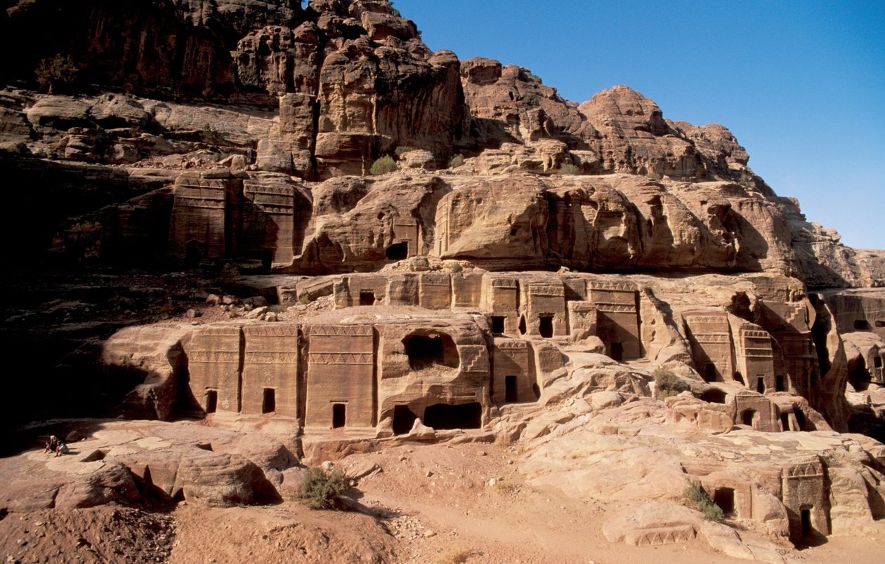 Jordânia, túmulos PetraNabateus, Petra, Jordanie de Unbekannt