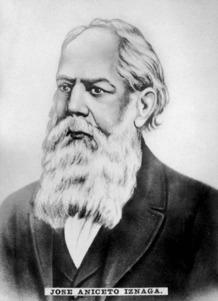 Jose Aniceto Iznaga 1791-1860, patriota cubano durante as Guerras da Independência de Cuba, c1910 de Unbekannt
