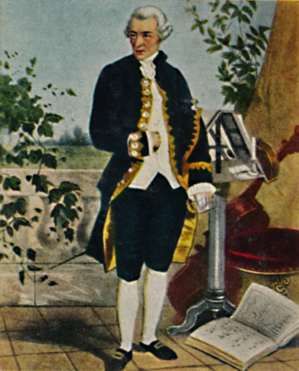 Joseph Haydn 1732-1809. - Pintura de Hammann, 1934. de Unbekannt
