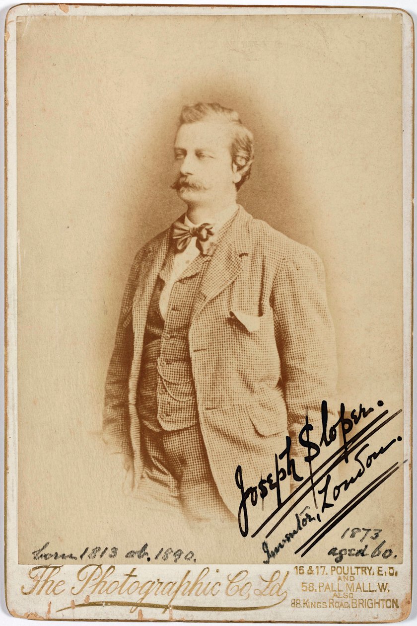 Joseph Sloper, inventor inglês de Unbekannt